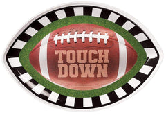 Football-Shaped Party Platter - Pack of 12