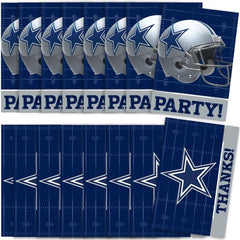 Dallas Cowboys Invitation & Thank You Card Set - Pack of 6