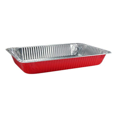 Red Aluminum Full Size Chafing Dish - Pack of 12