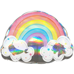 Magical Rainbow Foil Super Shape Balloon - Case of 50