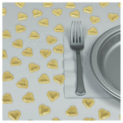 Gold Heart Confetti Table Scatter, 40-ct - Pack of 9