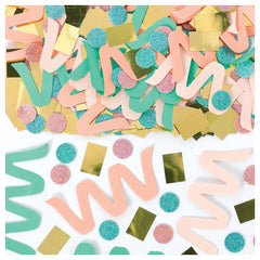 Vibrant Multicolor Die-Cut Confetti Mix - Pack of 2
