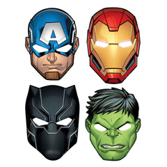 Marvel Avengers Captain America Paper Face Masks, One Size, 8-pk - Pack of 2