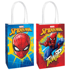 Spider-Man Classic Party Kraft Gift Bags, 8-ct - Pack of 2