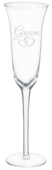 Bride & Groom Toasting Glasses, Clear, 7.4-oz, 2-pk