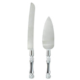 Elegant Electroplated Wedding Cake Server Set