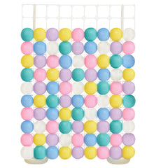 Balloon Grid Backdrop Kit Stand, Clear, 4-ft, 40-pk