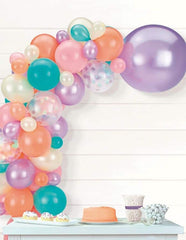 Latex Balloon Garland Arch Kit, Pink/Blue/Orange