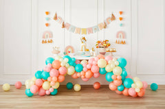 Latex Balloon Garland Arch Kit, Pink/Blue/Orange
