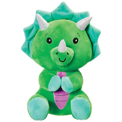 Dinosaur Plush Balloon Weight, Green, 8 inch