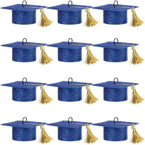 Graduation Cap Balloon Weight - Gold