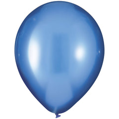 Blue Luxaire Premium Round Latex Balloons, 12-inch, 25-pk