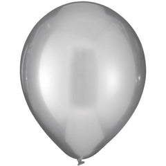 Silver Luxaire Premium Latex Balloons, 12-inch, 25-Pack