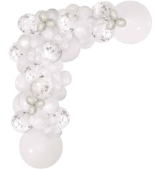 Latex Balloon Garland Arch Kit, Gold, Silver, White