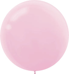 Pastel Assorted Latex Balloons, 24-inch, 4-Pack
