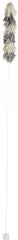 Tassel Fringe Balloon Weight Tail Accessory, Silver/White, 6-foot