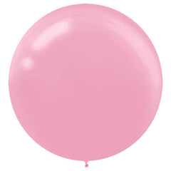 New Pink Latex Balloons, 24-inch, 4 Pack