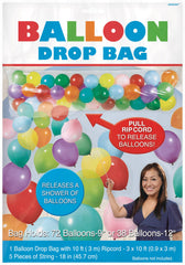 Exciting Balloon Drop Bag with Rip Cord