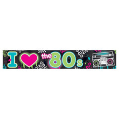 Totally 80s Foil Banner