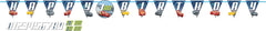 Disney Cars, Customizable Happy Birthday Garland Banner, Blue, 10-foot