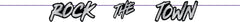 Disney Descendants "Rock The Town" Banner, Purple/Blue, 30.75-inch, 2-pk