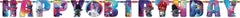 Trolls Happy Birthday Customizable Garland Banner, 10.5-ft, 2-pk