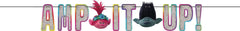 Trolls Happy Birthday Customizable Garland Banner, 10.5-ft, 2-pk
