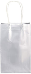 Silver Cube Kraft Gift Bag - Pack of 12