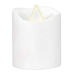 White LED Votive Candles - Unscented, 6-pk