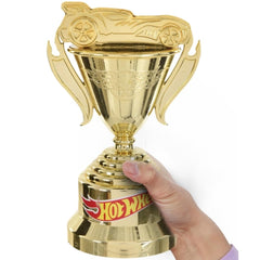 Hot Wheels Golden Plastic Trophy Cup, 4-pk