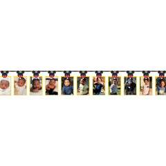 Disney Mickey Mouse Photo Garland, Black/Yellow, 12-ft.