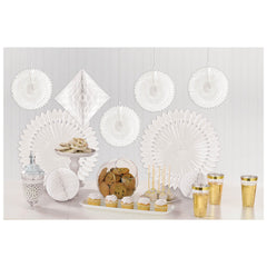 Elegant White Paper Decoration Kit