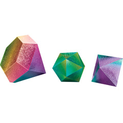 Sparkle Geometric Shape Sign Table Centerpiece, 12-in, 3-pk