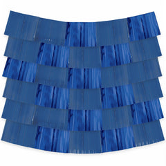 Royal Blue, 14-inch, Plastic Fringe Scene Setter Backdrop
