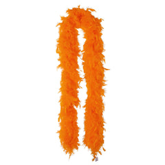 Vibrant Orange Feather Boa, 72 inch, Costume Accessory