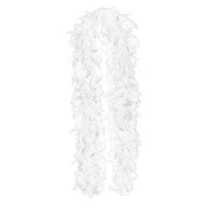 White Feather Boa, 72-inch Costume Accessory