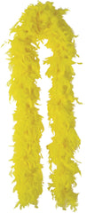 Yellow Feather Boa, 72 inch