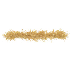 Feather Boa, Gold, 72 inch, Costume Accessory