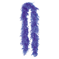 Royal Blue Feather Boa, 72 inch, Costume Accessory