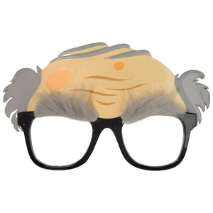 Old Man Wearable Glasses, Black/Grey, One Size