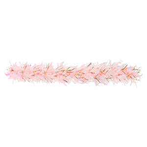 Feather & Tinsel Boa, Pink/Rose Gold, 72-inch, Accessory