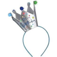 Modern My Birthday Crown Headband