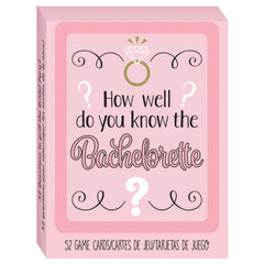 How Well Do You Know The Bachelorette Card Game, Pink, 52-pk