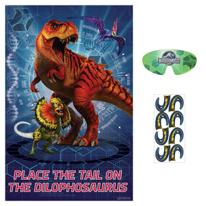 Jurassic World Pin the Tail Game, Blue, 10-pk