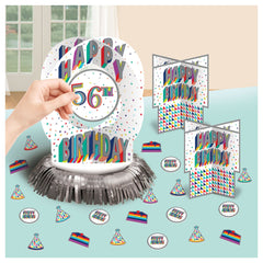 Here's to Your Birthday Table Decorating Kit, 51-pc