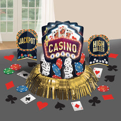 Roll the Dice Casino Table Decorating Kit, 23-pc