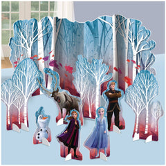 Disney Frozen Table Decorating Kit Centerpieces, Blue, 15.75-inch, 9-pk