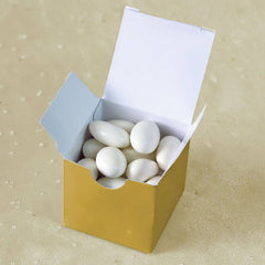 Gold Wedding Favor Boxes, 100-pk