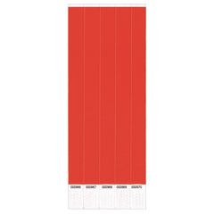 Solid Red Wristbands - 250 Count