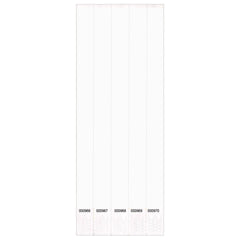 Solid White Event Wristbands - 250 Count